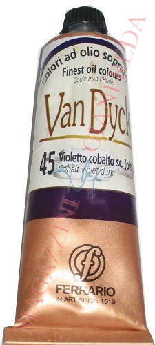 COLORE AD OLIO VAN DYCK 60ML VIOLETTO COBALTO SCURO